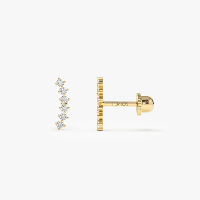 Jewelry Flash Sale – Stylish Designs At Unbeatable Rates 14k Curved Diamond Cluster Helix Piercing Jewelry Flash Sale – Stylish Designs At Unbeatable Rates 14k Curved Diamond Cluster Helix Piercing