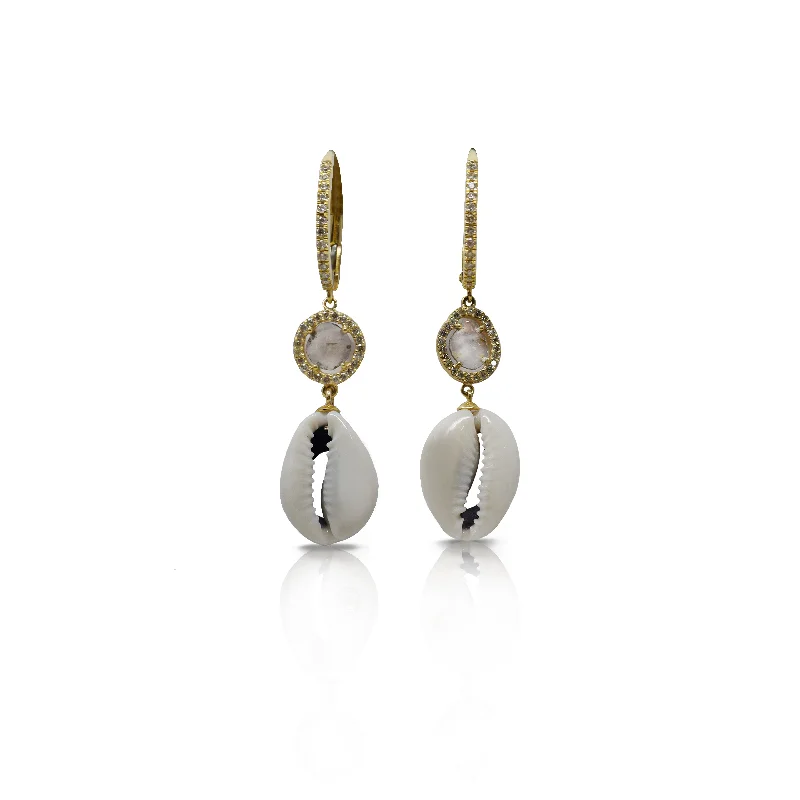 Premium Jewelry At Special Low Prices For A Limited Time 14k Gold Cowrie Drop Earrings Premium Jewelry At Special Low Prices For A Limited Time 14k Gold Cowrie Drop Earrings