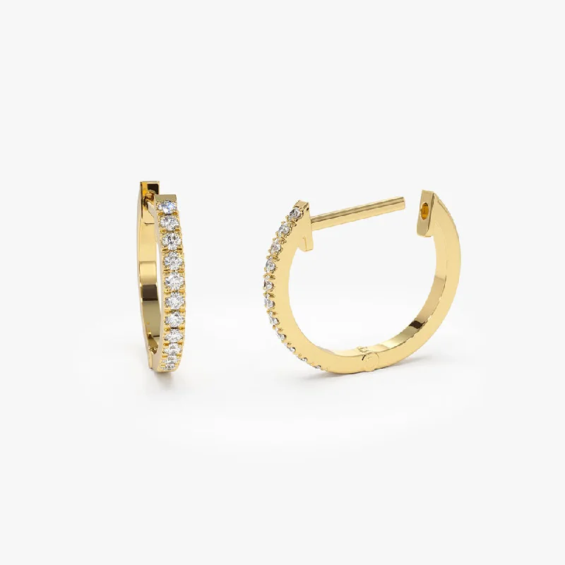 Don't Miss These Dazzling Jewelry Discounts 14K Gold Mini Diamond Huggies Earrings Don't Miss These Dazzling Jewelry Discounts 14K Gold Mini Diamond Huggies Earrings