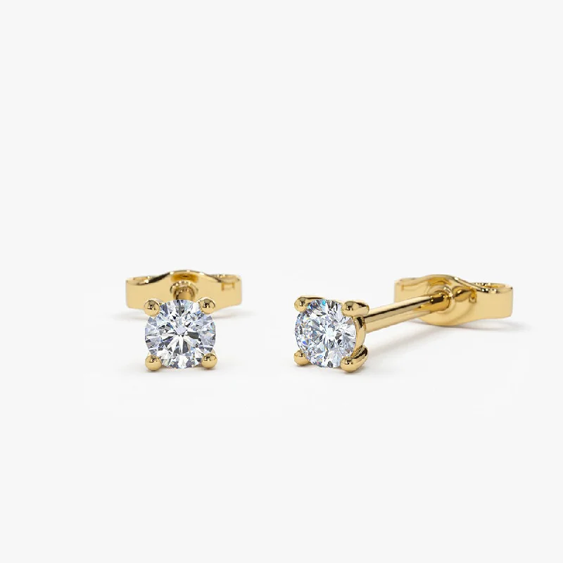 Dainty And Elegant Jewelry Now At Reduced Prices 14k Prong Setting Round Diamond Studs Dainty And Elegant Jewelry Now At Reduced Prices 14k Prong Setting Round Diamond Studs