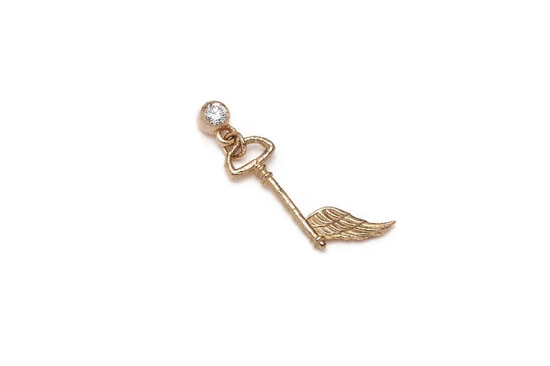 Modern Statement Jewelry For Bold Styling Angel Key Earring