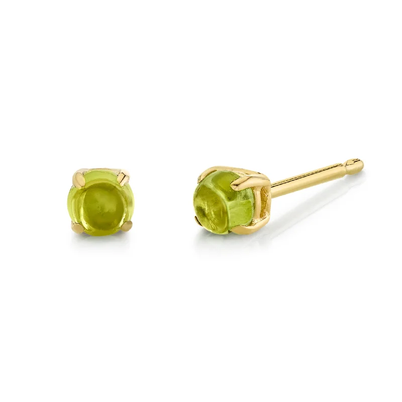 Luxury Jewelry Sale – Sparkle For Less Baby Cab Studs - Peridot
