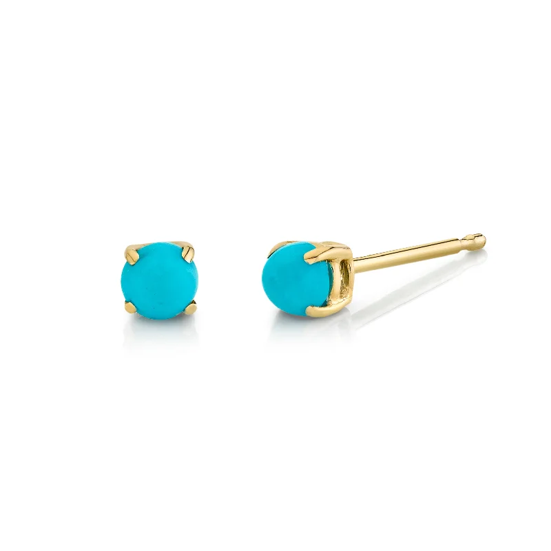 Personalized Jewelry At Special Discount Rates Baby Cab Studs - Turquoise