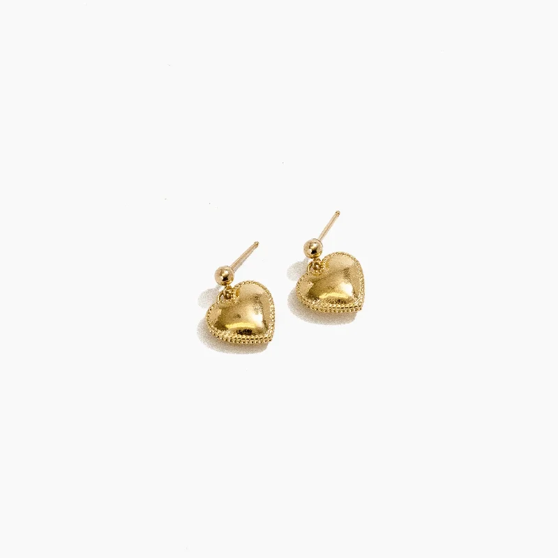 Grab Your Favorite Jewelry At The Lowest Prices Beaded Heart Studs