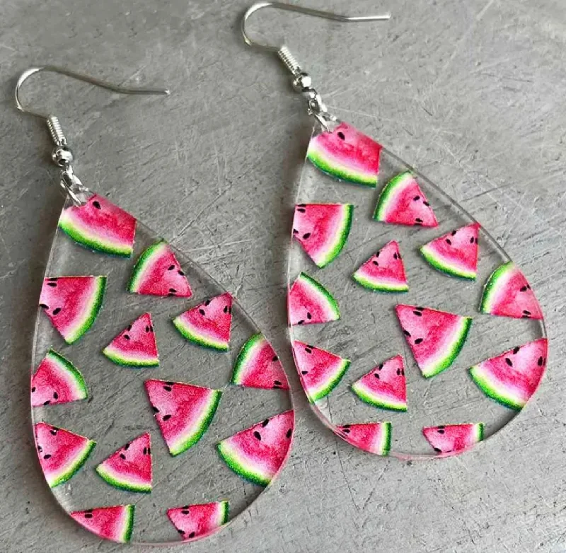 Everyday Jewelry Essentials Now On Sale Beautiful and Fun Watermelon Earrings