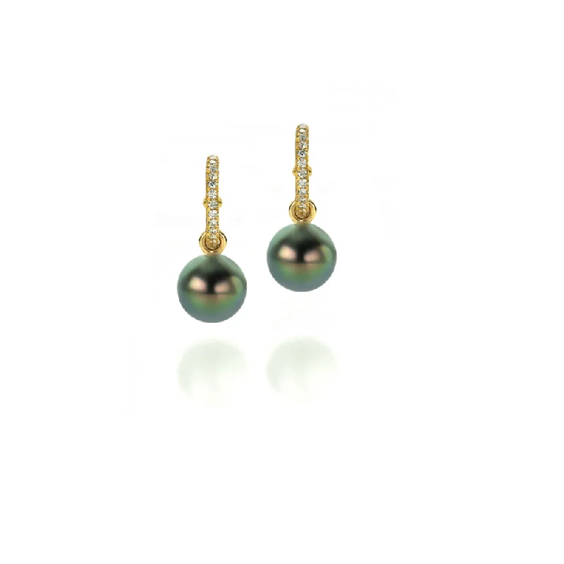 Elegant Designs, Unbeatable Discounts – Shop Jewelry Now Black Tahitian Pearl Earrings