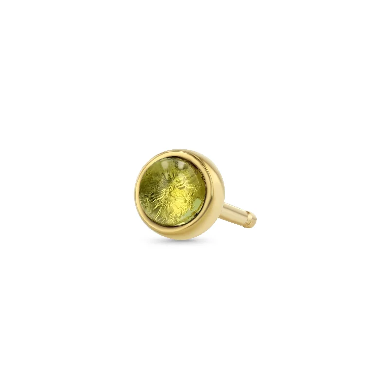 Bestselling Jewelry At Special Promotional Rates Bezel Cab Studs - Peridot