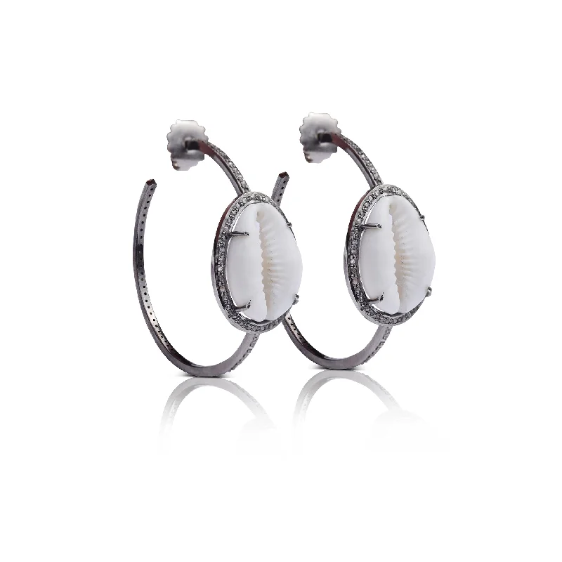 Premium Jewelry Now Available At Special Discounts Cowrie Shell Hoops