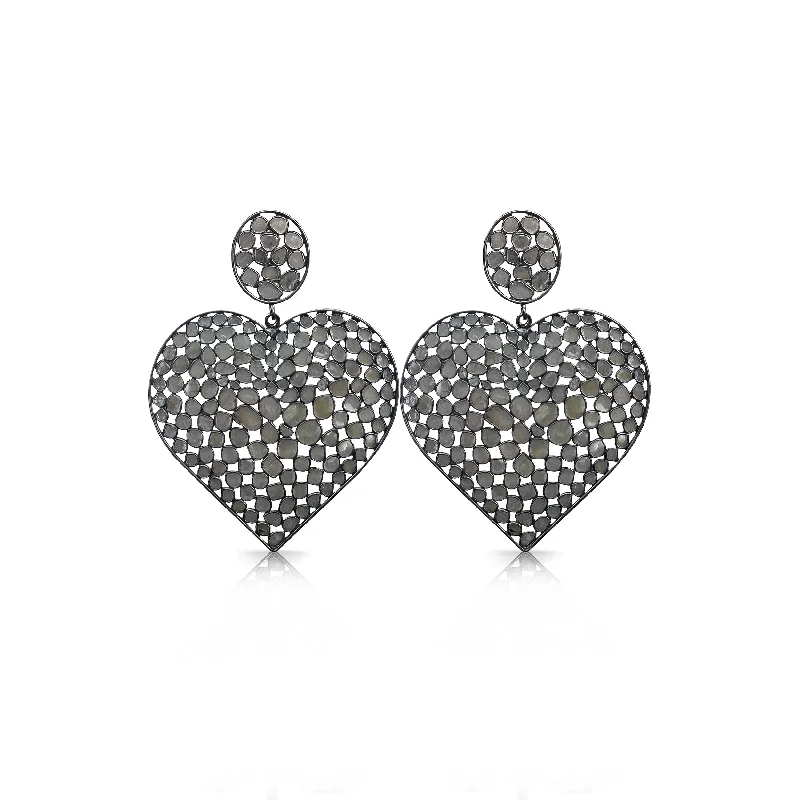 Make Your Outfit Shine With Discounted Jewelry Disco Heart Earrings