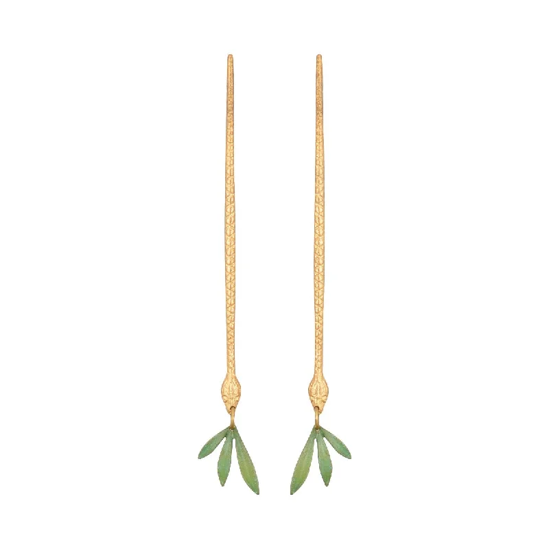 Exclusive Jewelry Markdowns – Limited-Time Offer Garden Snake Earrings