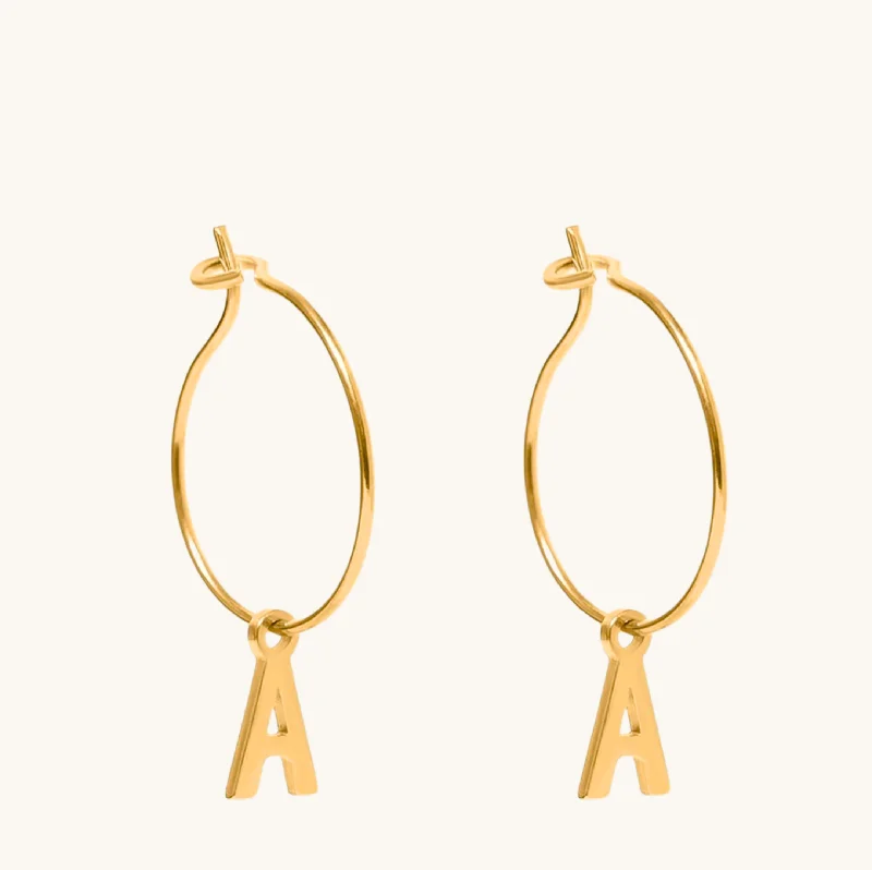 High-End Sparkle, Low-End Prices – Jewelry Sale Live Gold Initial Small Hoops