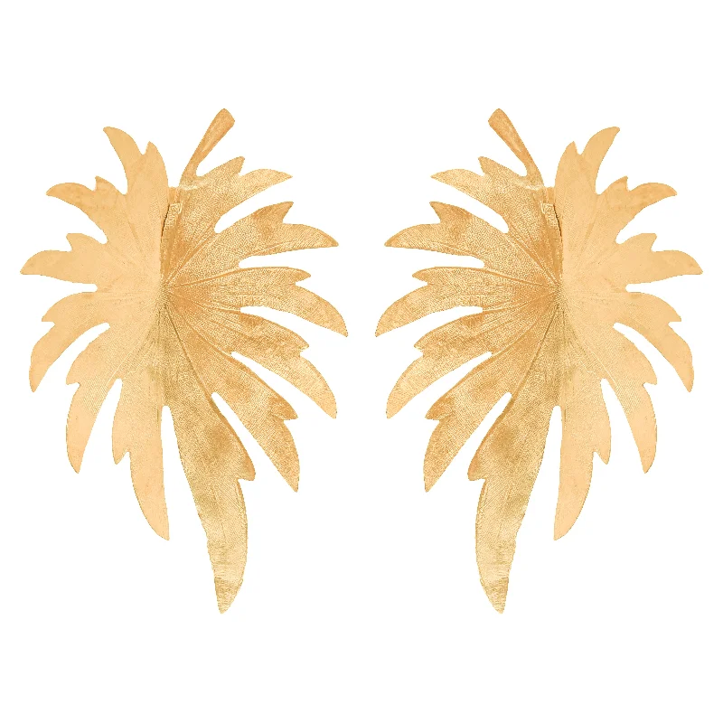 Sparkle More For Less – Jewelry Sale Happening Now Gold Palm Earrings