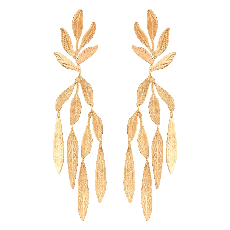 Seasonal Jewelry Deals – Elevate Your Style Gold Sea Forest Earrings
