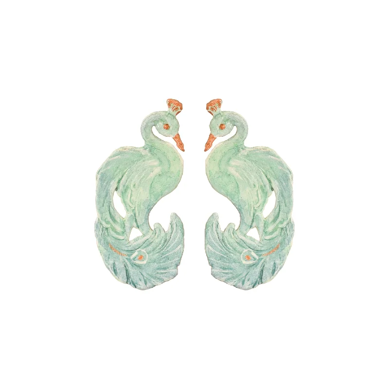 Modern Jewelry At Exclusive Discounts – Shop Today Jade Peacock Earrings