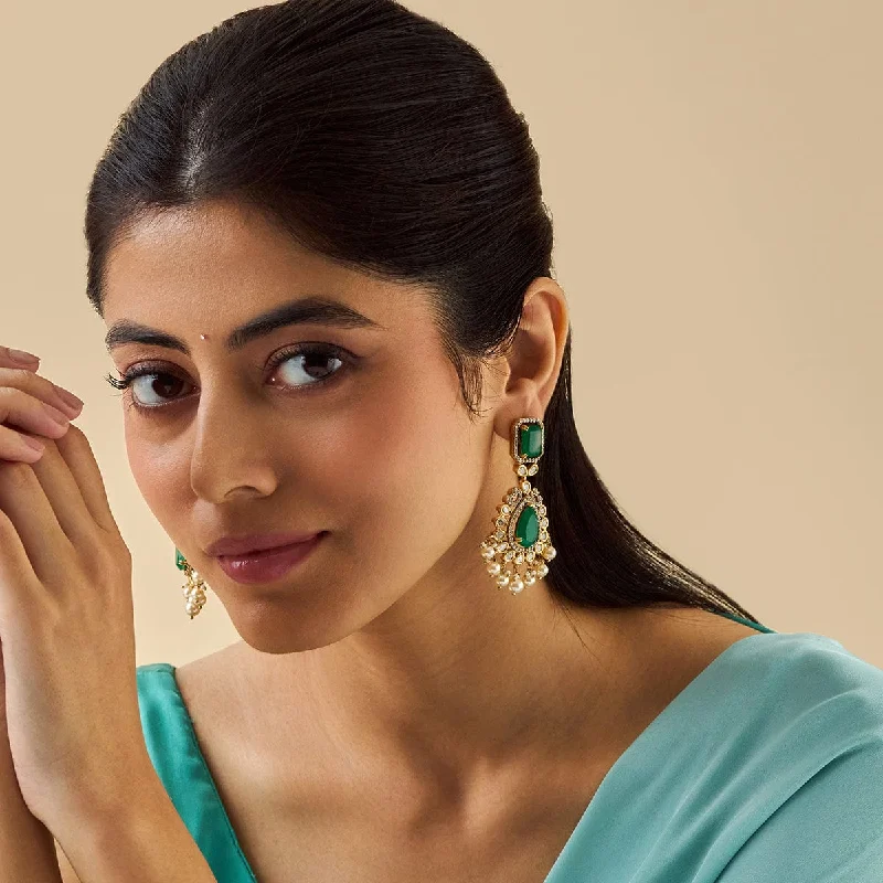 High-Quality Jewelry At A Fraction Of The Cost Kundan Earring 174045