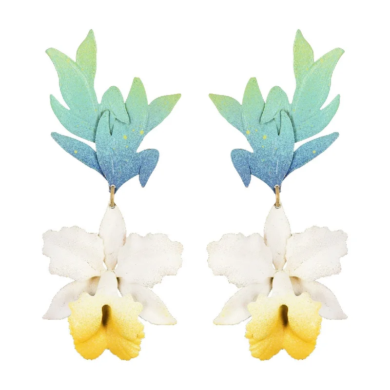 Chic And Stylish Jewelry At Exclusive Prices Grand La'akea Orchid Earrings