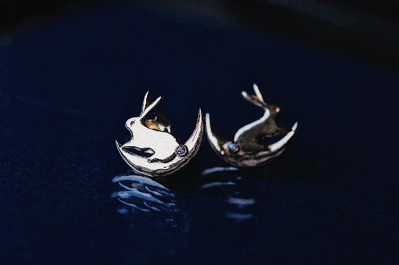 Premium Diamond Jewelry For Unforgettable Moments Moon Bunny Earring