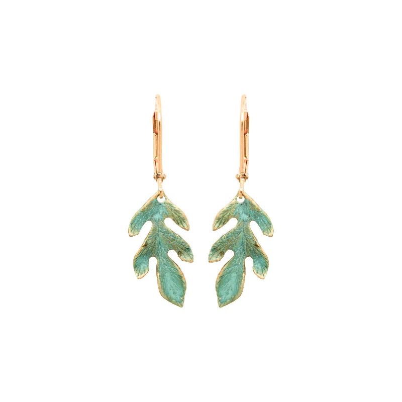 Luxury Meets Affordability – Jewelry Sale Live Now Oak Leaf Earrings