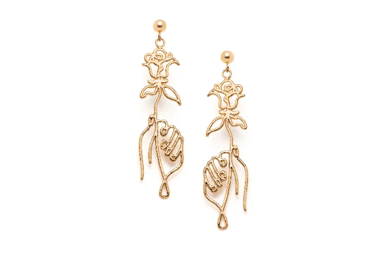 Chic And Stylish Jewelry At Exclusive Prices Picasso's Roses Earrings