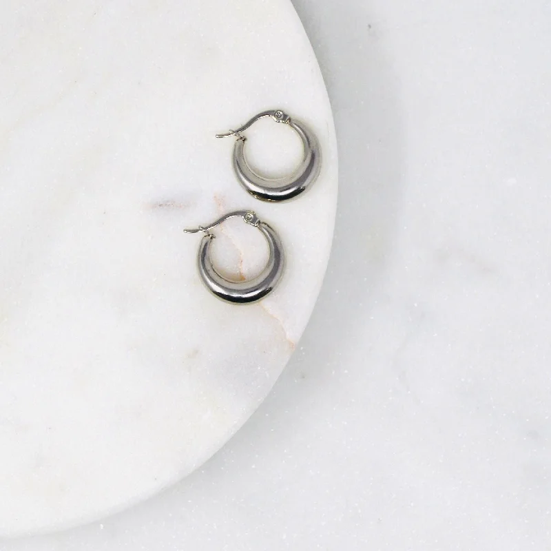 The Ultimate Jewelry Sale – Shop Premium Styles Retro Hoop Earrings - Small Stainless The Ultimate Jewelry Sale – Shop Premium Styles Retro Hoop Earrings - Small Stainless