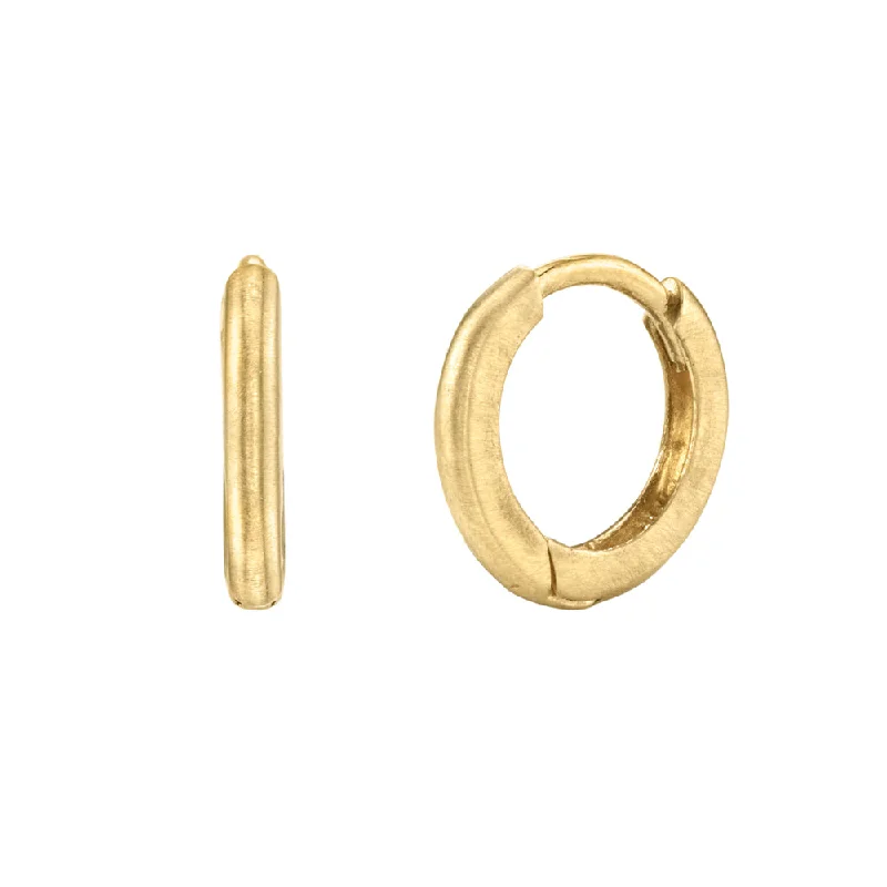 Elegant Jewelry, Exclusive Prices – Shop Now Satin Huggie Hoops - 12mm
