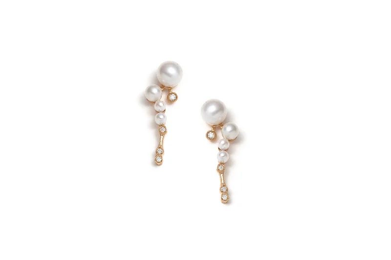 Handmade Pearl Jewelry For Timeless Elegance Shimmer Earring