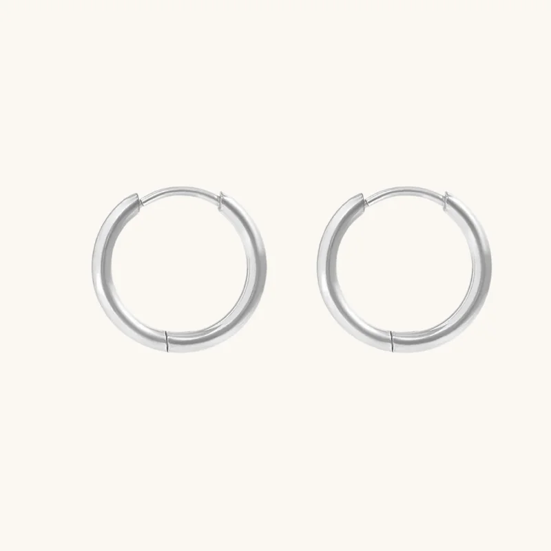 Flash Sale On Elegant Jewelry – Don't Miss Out Silver Minimalist Super Mini Huggie Hoops
