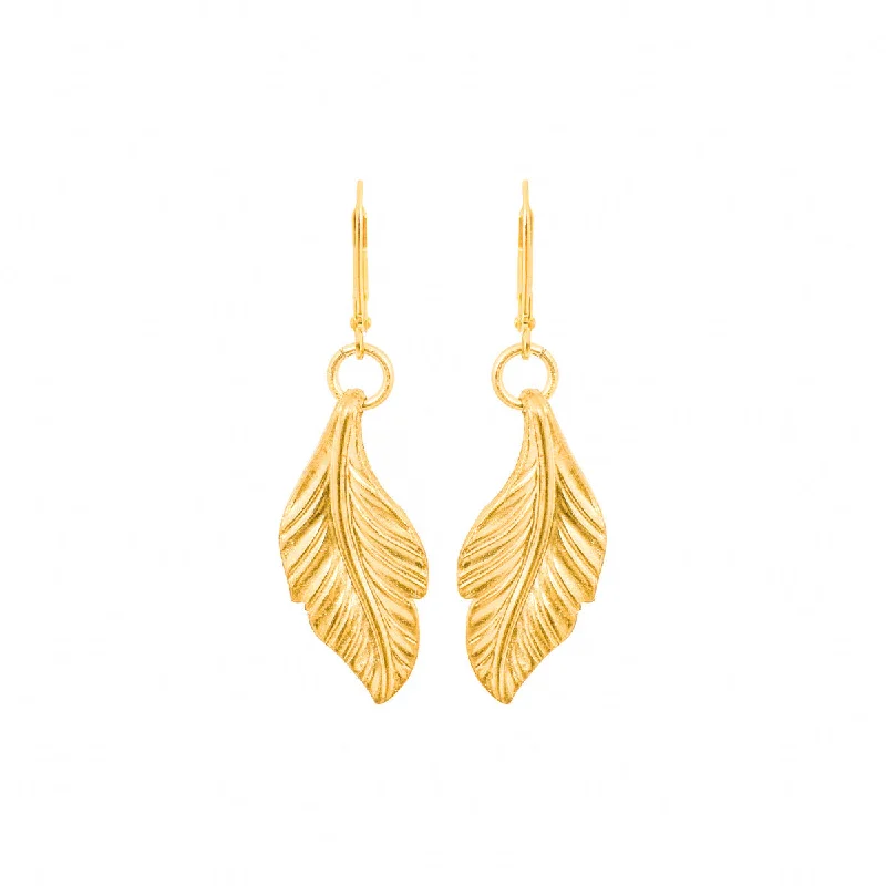 Handcrafted Jewelry Sale – Unique Designs At Low Prices Single Plume Earrings