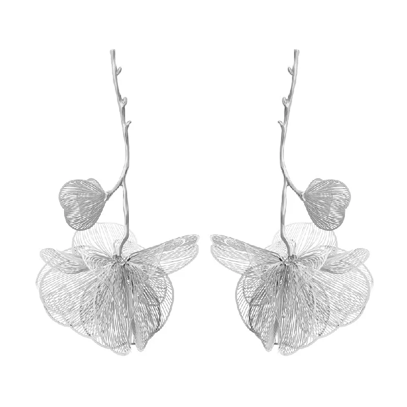 Flash Deals On Fine Jewelry – Shop Before It's Gone Transparent Flower White Drop Earrings jlt12767 Flash Deals On Fine Jewelry – Shop Before It's Gone Transparent Flower White Drop Earrings jlt12767