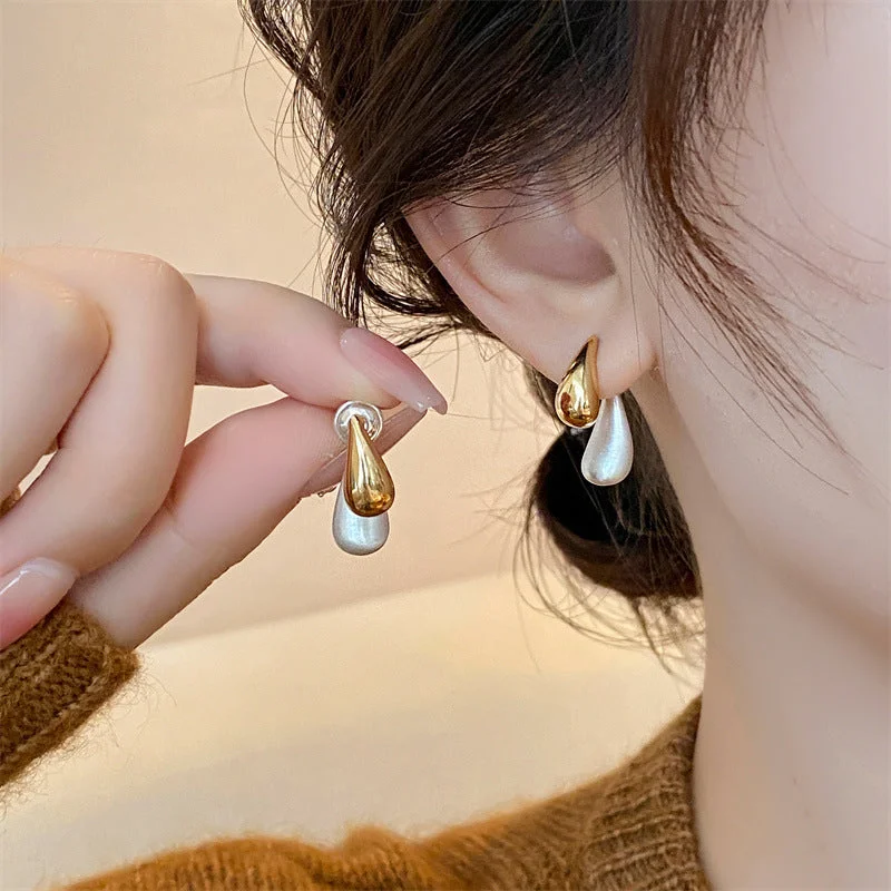 Affordable Glamour – Premium Jewelry For Less Twin Water Droplets Multicolor Pin Earrings JLT12847 Affordable Glamour – Premium Jewelry For Less Twin Water Droplets Multicolor Pin Earrings JLT12847