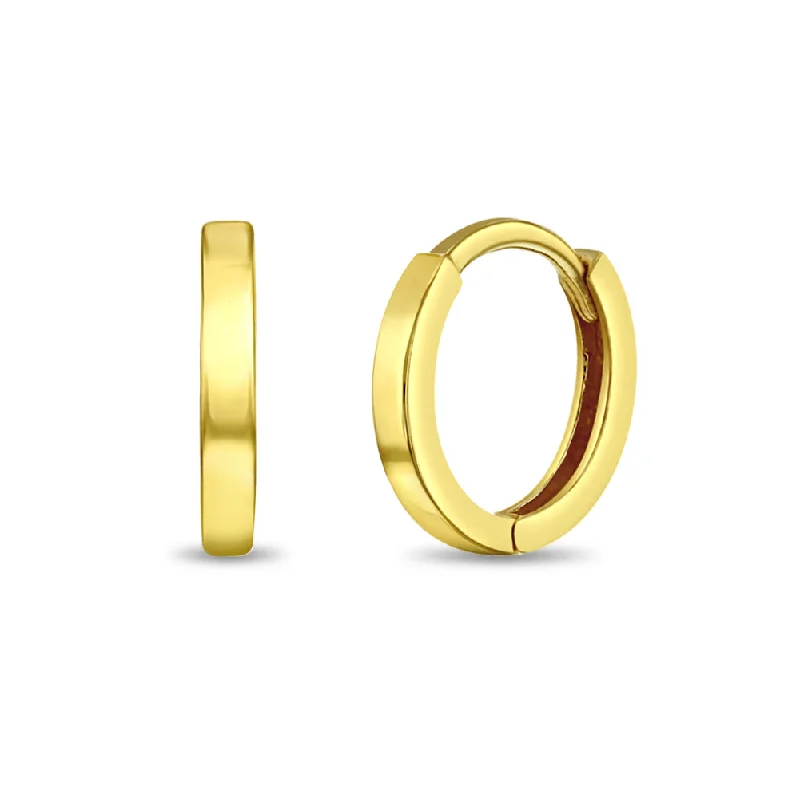 Shop Dazzling Jewelry With Special Promotional Discounts 14k Gold Classic Hoop Women's Earrings 8mm Shop Dazzling Jewelry With Special Promotional Discounts 14k Gold Classic Hoop Women's Earrings 8mm