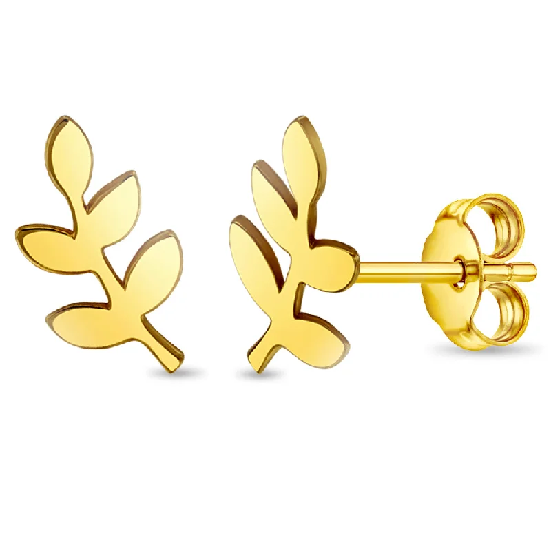 Discounted Luxury Jewelry – Shine Without The Splurge 14k Gold Leaf Women's Earrings Discounted Luxury Jewelry – Shine Without The Splurge 14k Gold Leaf Women's Earrings