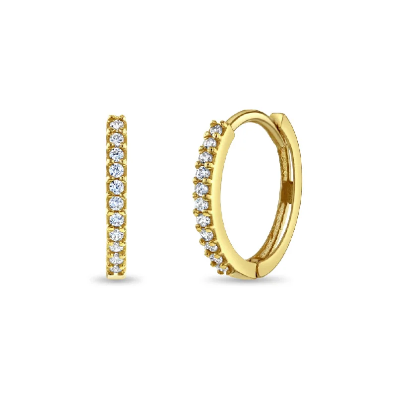 Affordable Luxury Jewelry – Style At A Great Price 14k Gold Paved Hoop Women's Earrings Affordable Luxury Jewelry – Style At A Great Price 14k Gold Paved Hoop Women's Earrings
