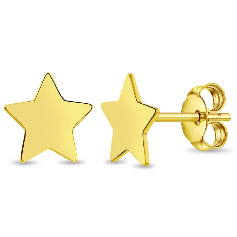 Flash Sale On Stunning Jewelry – Don't Miss Out 14k Gold Star Push Back Women's Earrings Flash Sale On Stunning Jewelry – Don't Miss Out 14k Gold Star Push Back Women's Earrings