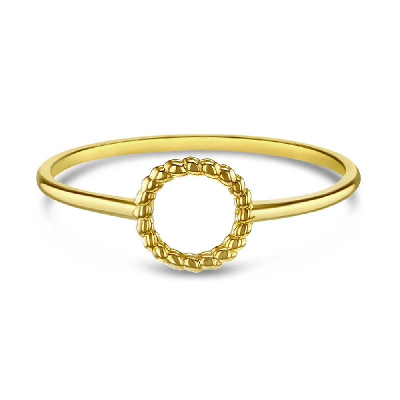 Limited-Time Jewelry Sale – Elegant Styles At Less 14k Gold Twisted Open Circle Women's Ring Limited-Time Jewelry Sale – Elegant Styles At Less 14k Gold Twisted Open Circle Women's Ring