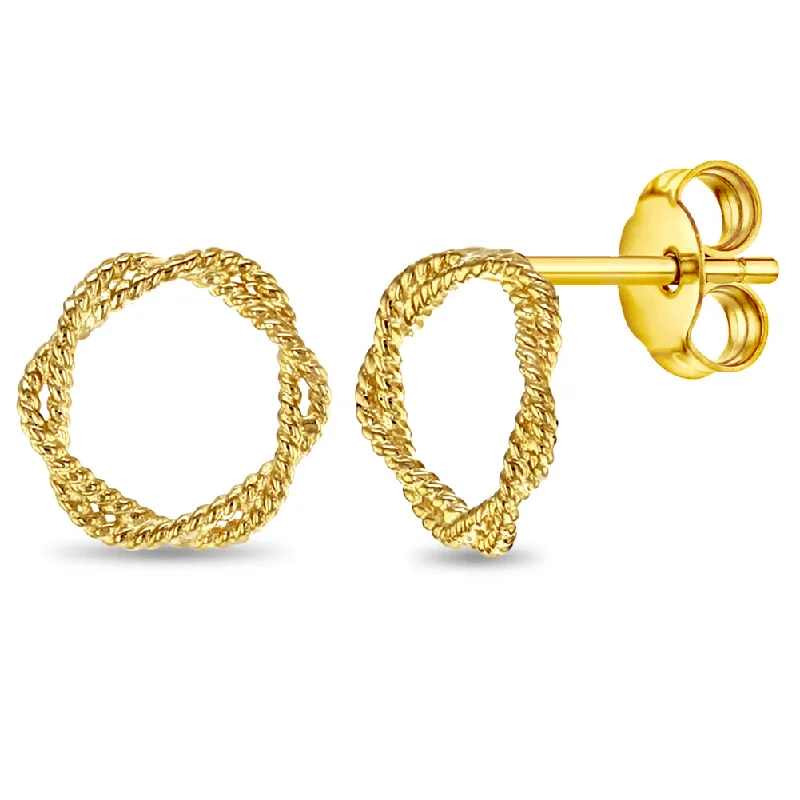 Trending Jewelry Styles Now At Limited-Time Discounts 14k Gold Twisted Rope Open Women's Earrings Trending Jewelry Styles Now At Limited-Time Discounts 14k Gold Twisted Rope Open Women's Earrings