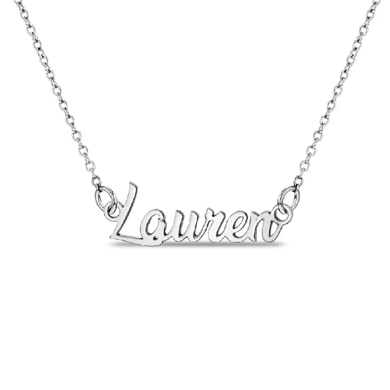 Everyday Jewelry Essentials Now On Sale Bliss Custom Name Women's Necklace - Sterling Silver Everyday Jewelry Essentials Now On Sale Bliss Custom Name Women's Necklace - Sterling Silver