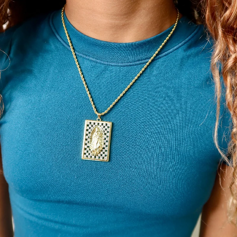 Grab Your Dream Jewelry At The Lowest Prices Icy Virgin Mary Necklace