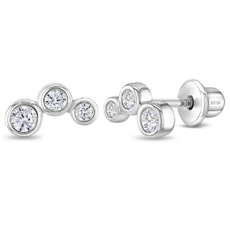 Shine In Style – Shop Jewelry Discounts Today Cubic Zirconia Climber Women's Earrings - Sterling Silver Shine In Style – Shop Jewelry Discounts Today Cubic Zirconia Climber Women's Earrings - Sterling Silver