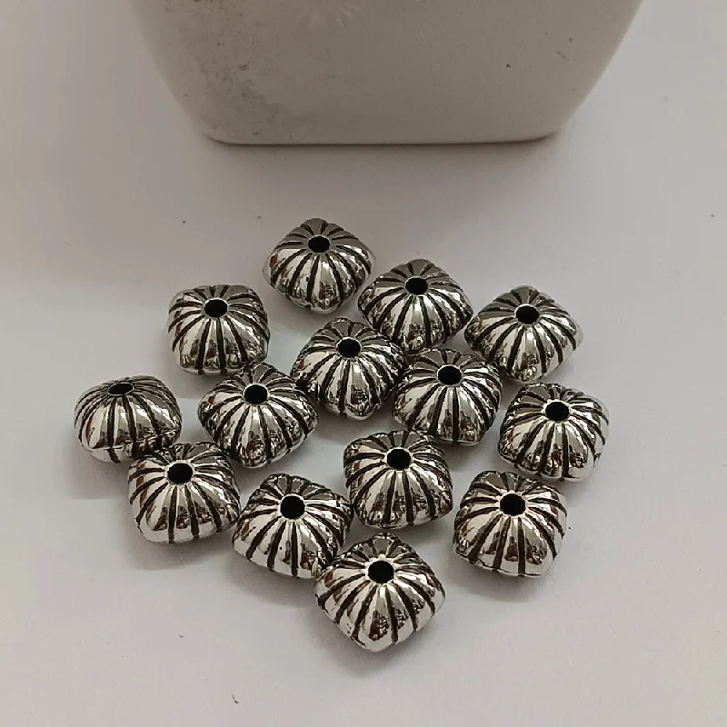 Fashion-Forward Geometric Jewelry For Contemporary Style Kriaa Silver Plated Beads for Art ,Craft ,Beading DIY Kit And Jewellery Making Fashion-Forward Geometric Jewelry For Contemporary Style Kriaa Silver Plated Beads for Art ,Craft ,Beading DIY Kit And Jewellery Making