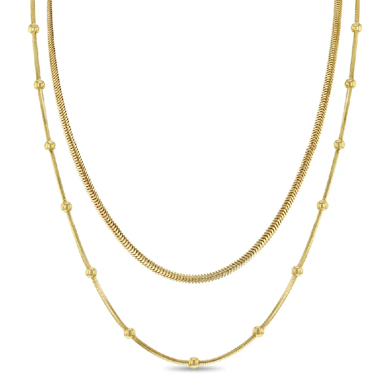 Exclusive Jewelry Offers – Shine For Less Layered 16"-18" Plated Women's Necklace - Sterling Silver Exclusive Jewelry Offers – Shine For Less Layered 16"-18" Plated Women's Necklace - Sterling Silver