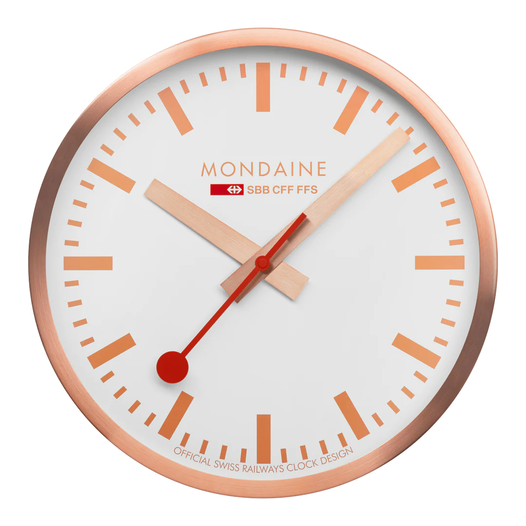 Chic, Trendy, And Affordable Jewelry Sale Mondaine Official Swiss Railways Wall Clock A995.CLOCK.17SBK Chic, Trendy, And Affordable Jewelry Sale Mondaine Official Swiss Railways Wall Clock A995.CLOCK.17SBK