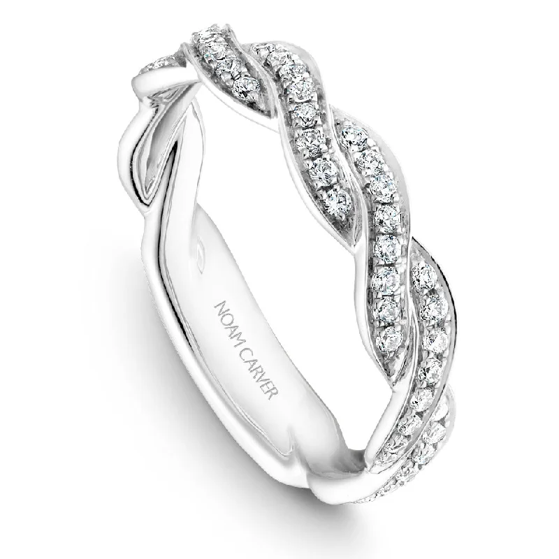 Get Your Favorite Jewelry At The Best Price Noam Carver Diamond Twist Wedding Band B060-01B Get Your Favorite Jewelry At The Best Price Noam Carver Diamond Twist Wedding Band B060-01B