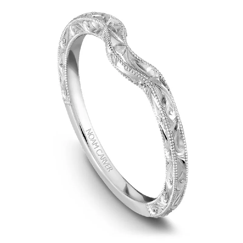 Don't Miss Out On Bestselling Jewelry At Special Prices Noam Carver Hand Engraved Solitaire Wedding Band B004-02EB Don't Miss Out On Bestselling Jewelry At Special Prices Noam Carver Hand Engraved Solitaire Wedding Band B004-02EB