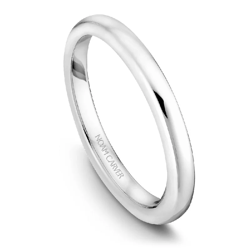 Eco-Friendly Sustainable Jewelry For Conscious Buyers Noam Carver Solitaire Wedding Band B006-03B Eco-Friendly Sustainable Jewelry For Conscious Buyers Noam Carver Solitaire Wedding Band B006-03B