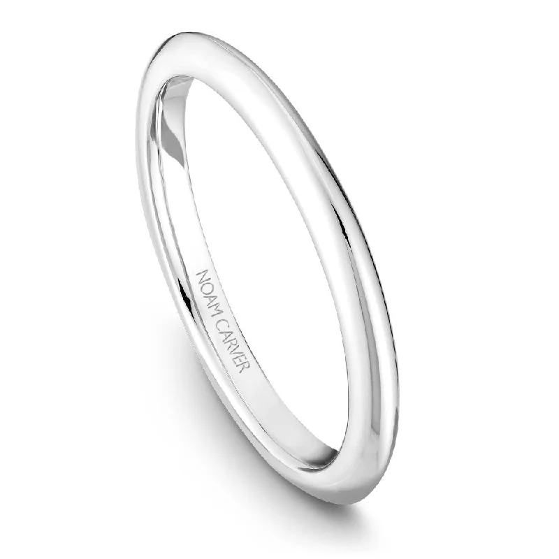 Romantic Heart-Shaped Jewelry For Special Gifts Noam Carver Solitaire Wedding Band B027-03B Romantic Heart-Shaped Jewelry For Special Gifts Noam Carver Solitaire Wedding Band B027-03B