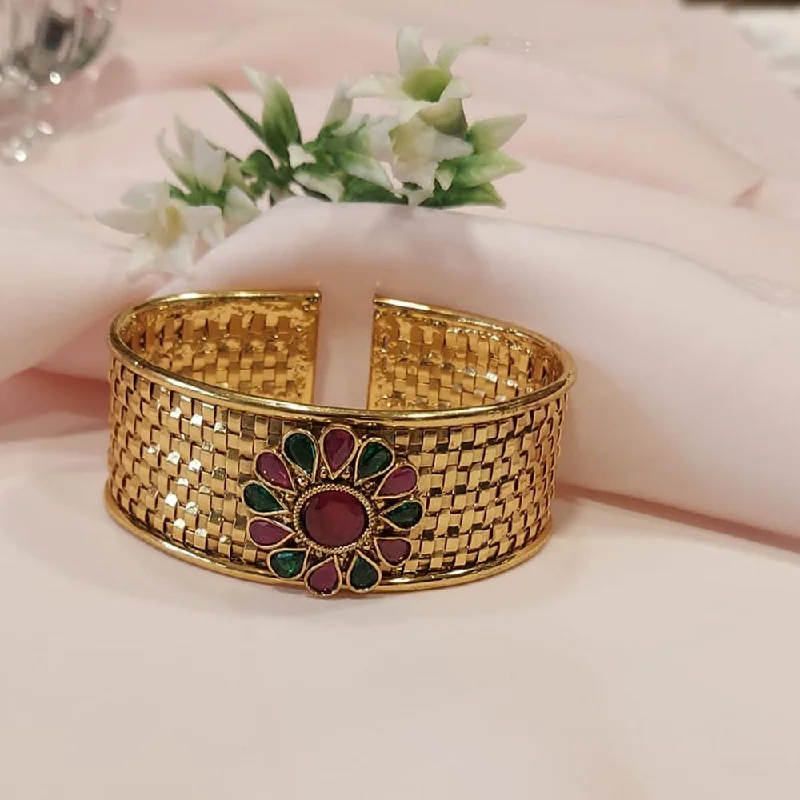 Special Deals On Handcrafted And Designer Jewelry Raddhi Jewels Premium Quality Gold Plated Brass Adjustable Kada For Women Special Deals On Handcrafted And Designer Jewelry Raddhi Jewels Premium Quality Gold Plated Brass Adjustable Kada For Women