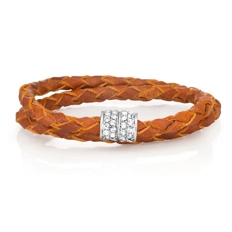 Get Ready To Sparkle – Special Jewelry Discounts Stainless Steel Crystal Double Wrap Magnetic Fancy Bracelet Get Ready To Sparkle – Special Jewelry Discounts Stainless Steel Crystal Double Wrap Magnetic Fancy Bracelet