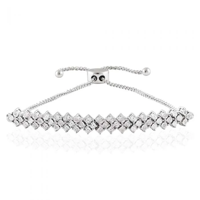 Luxury Jewelry Clearance – Shop Premium Styles Now Sterling Silver 27 Diamonds Slider Bracelet Luxury Jewelry Clearance – Shop Premium Styles Now Sterling Silver 27 Diamonds Slider Bracelet