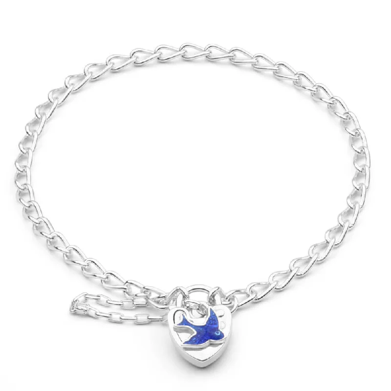 Unmissable Discounts On Timeless Jewelry Pieces Sterling Silver Bluebird Curb Padlock Bracelet 16cm Unmissable Discounts On Timeless Jewelry Pieces Sterling Silver Bluebird Curb Padlock Bracelet 16cm